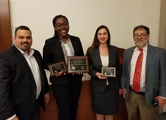 Moot Court Board members win the Nell Hennessy Moot Court Competition